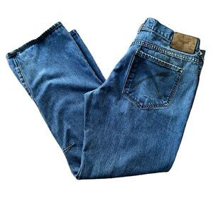 Akoo Men’s Jeans, Waist 40 Length32 medium wash denim